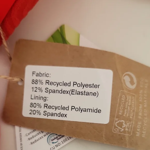 Red One-Piece Swimsuit with Cutout NWT - Picture 10 of 11